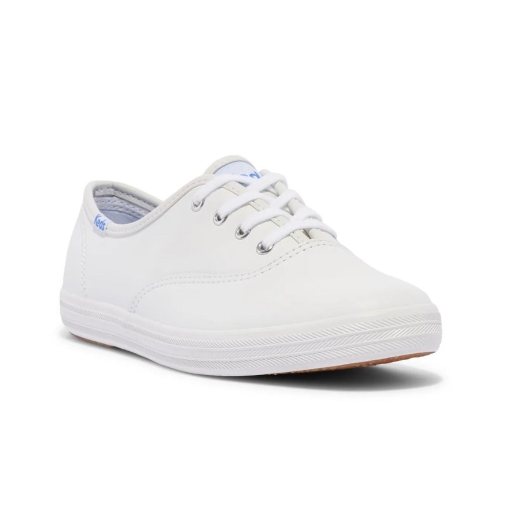 White Leather Keds (8 Women's / 6 Girls)